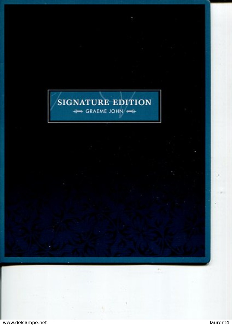 (special) Limited Edition "Signature Edition" Australia Post Folder - Signed By Graeme John - Final Art - 2010 - Abarten Und Kuriositäten