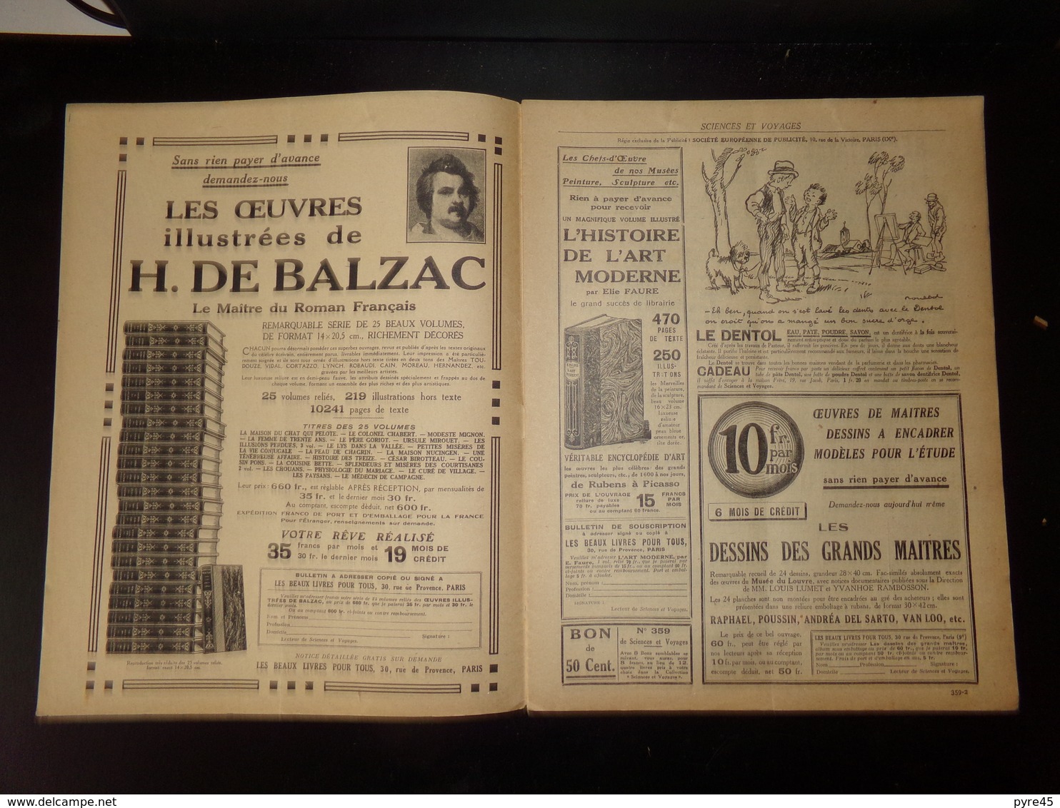 Sciences Et Voyages N° 359, Juillet 1926, " Une Locomotive Géante " - 1900 - 1949