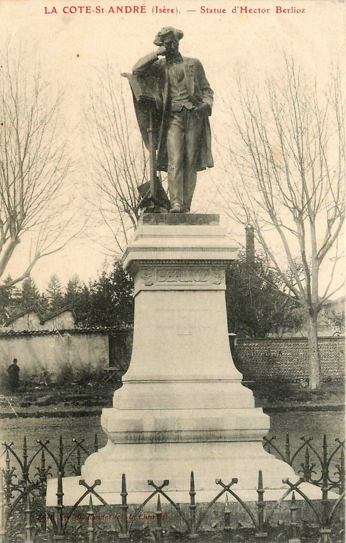 LA COTE SAINT ANDRE - STATUE D'HECTOR BERLIOZ - La Côte-Saint-André