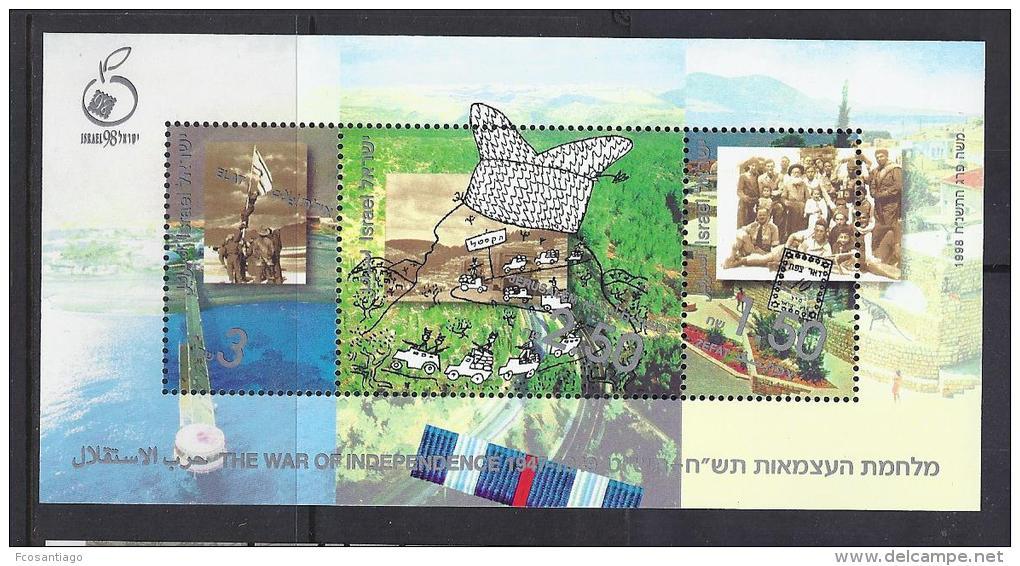 ISRAEL 1998 - Yvert #H59 - MNH ** - Hojas Y Bloques