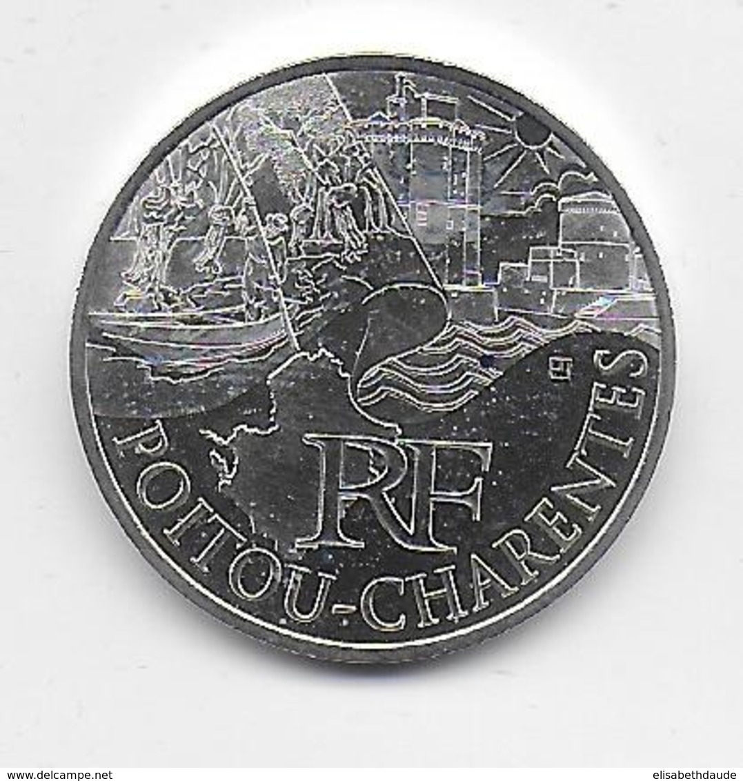 2011 - 10 EURO Des REGIONS  ARGENT - POITOU CHARENTES - NON CIRCULEE - France