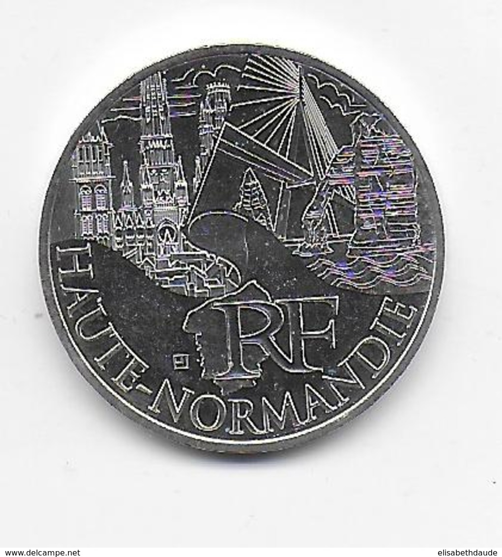 2011 - 10 EURO Des REGIONS  ARGENT - HAUTE NORMANDIE - NON CIRCULEE - France