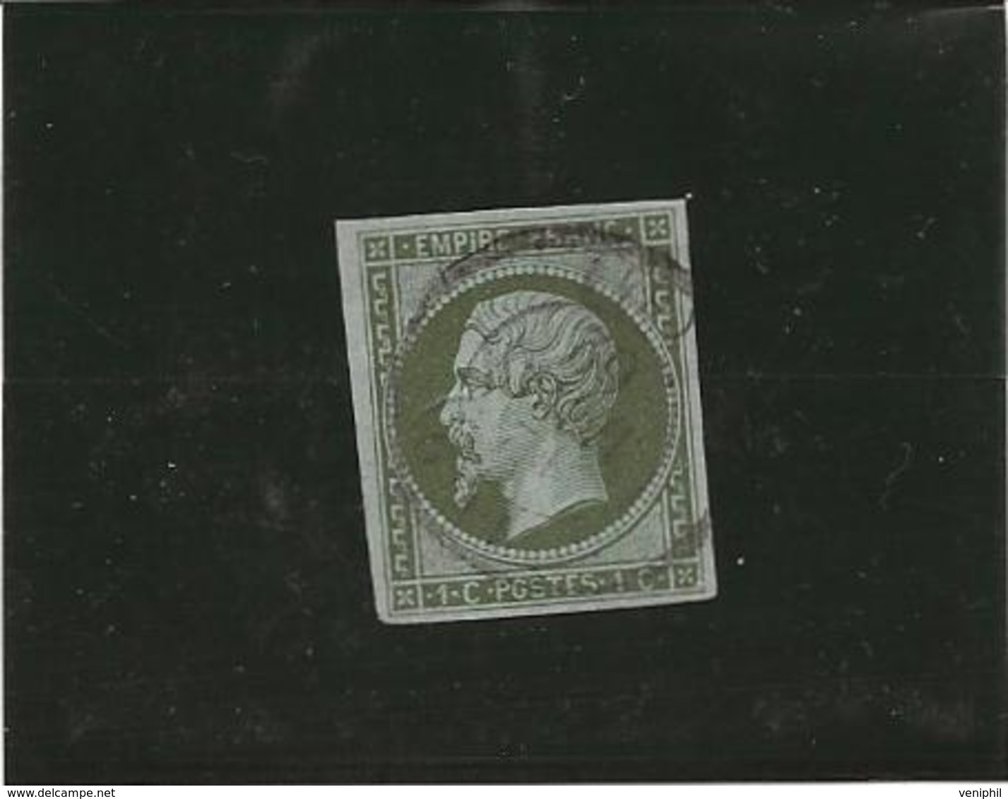 TIMBRE NAPOLEON III NON DENTELE N° 11 - TB  -ANNEE 1860  - COTE : 90 € - 1853-1860 Napoléon III.