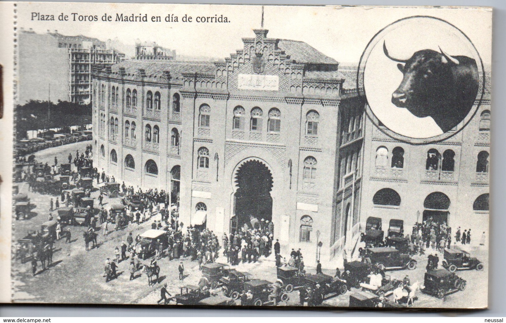 20 Postales De Corrida Completa De Toros + Entrada De Toros Valencia De 1928 - Corridas