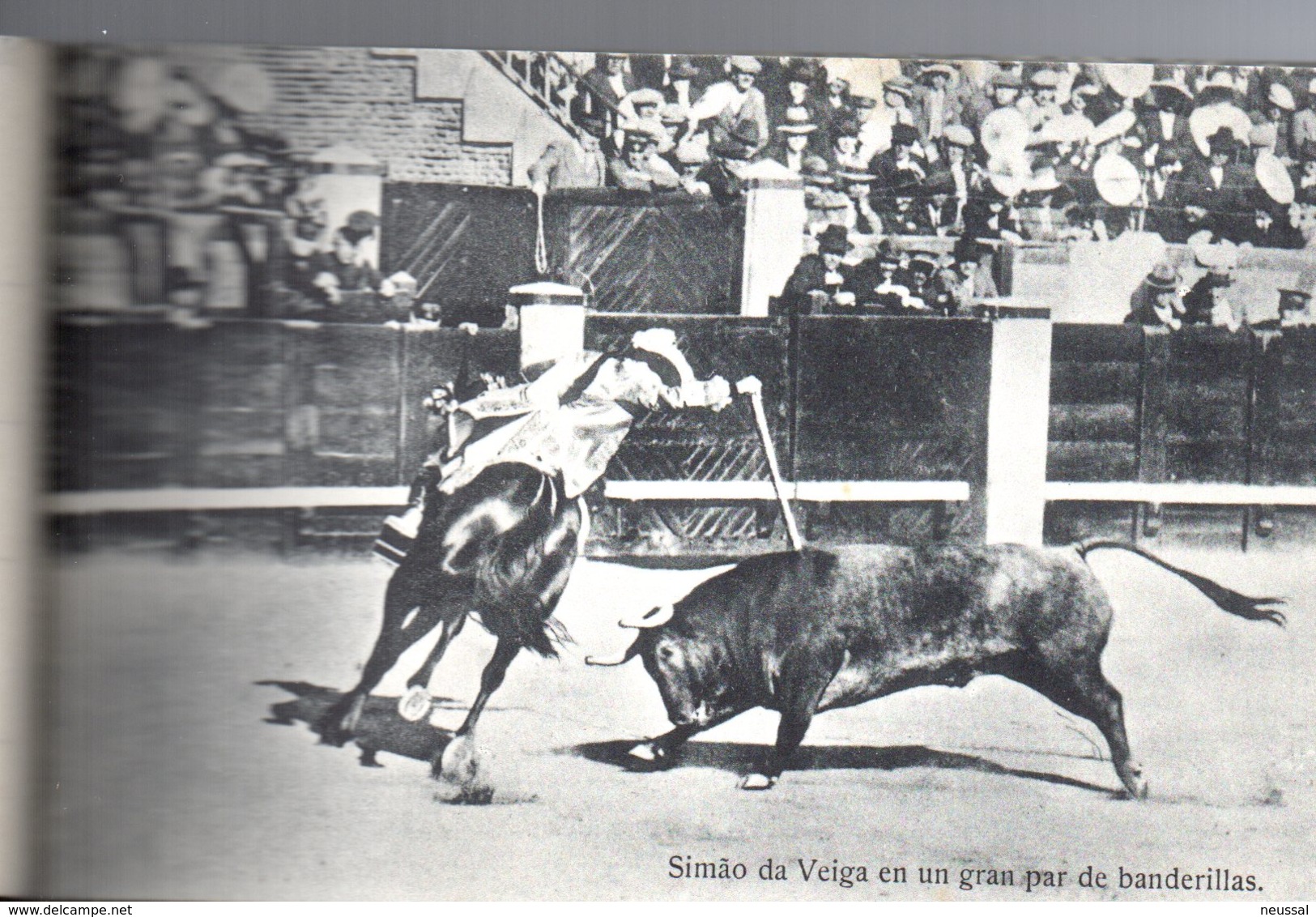 20 Postales De Corrida Completa De Toros + Entrada De Toros Valencia De 1928 - Corridas