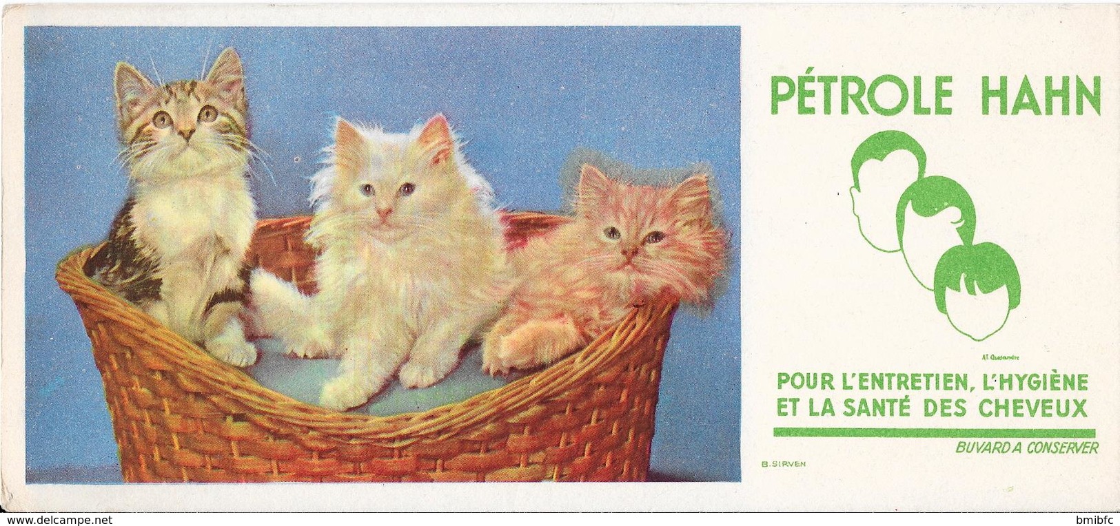 Buvard : PETROLE HAHN (chats) - Perfume & Beauty