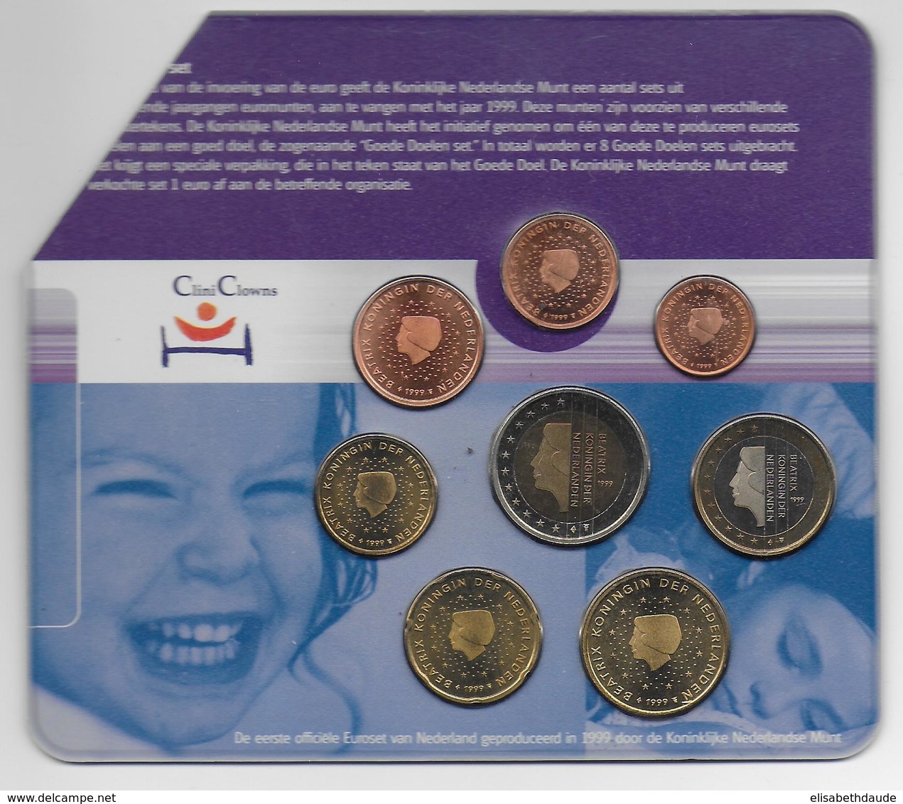 1999 - COFFRET SET COMPLET EURO - COIN COUPE - Netherlands