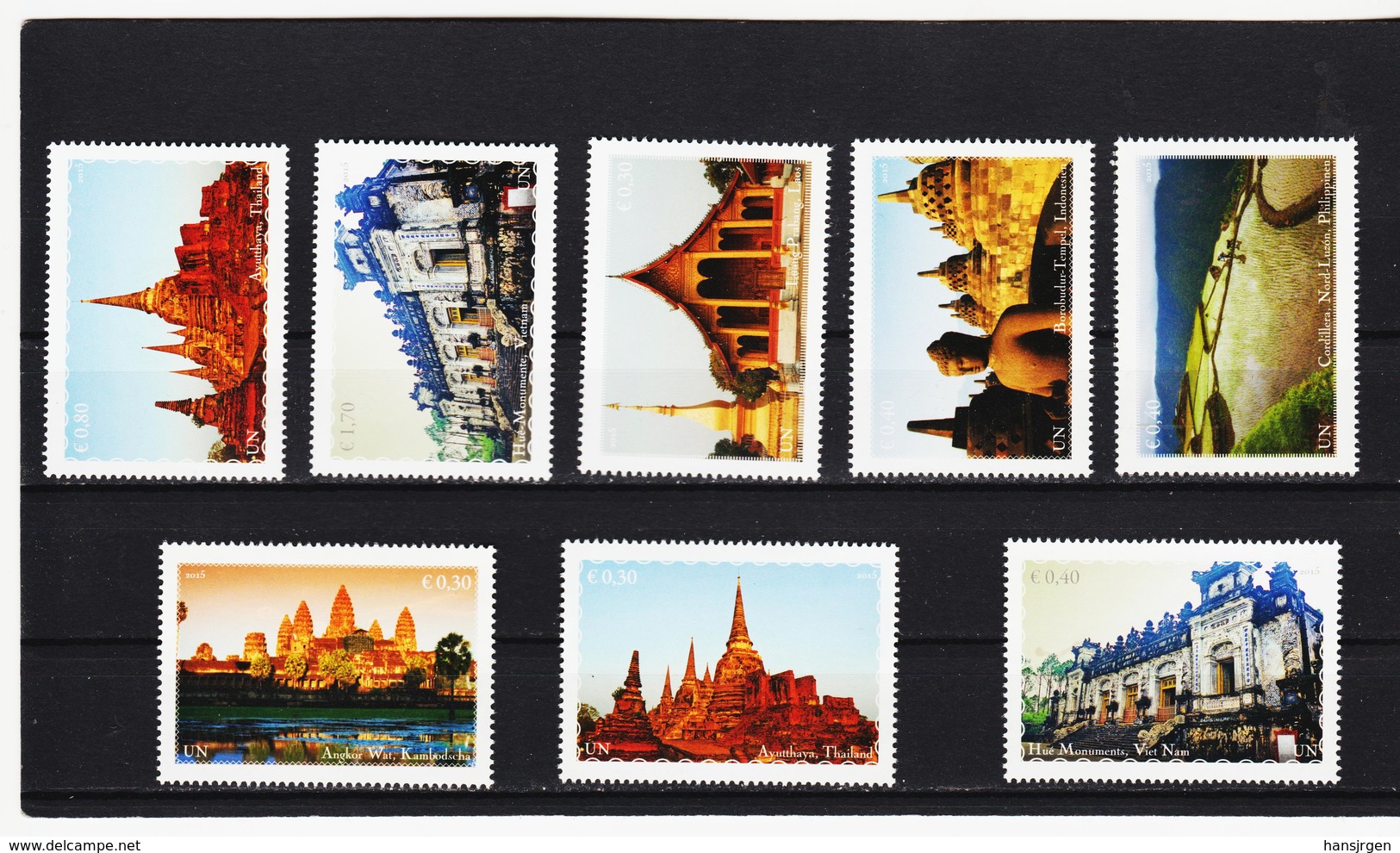 MOO805 UNO WIEN 2015 MICHL 884/85 + 886/91 ** Postfrisch Siehe ABBILBUNG - Ungebraucht