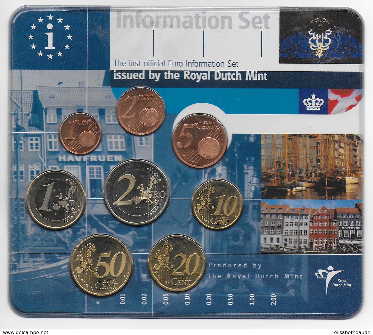 2001 - PAYS-BAS - COFFRET SET COMPLET EURO - - Pays-Bas