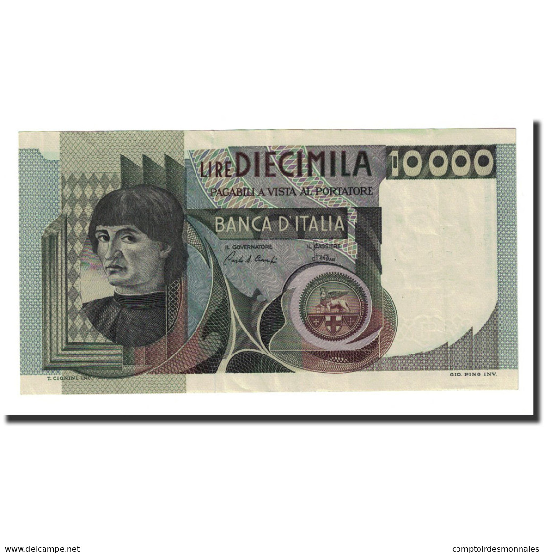 Billet, Italie, 10,000 Lire, 1982-11-03, KM:106b, SPL - 10000 Lire
