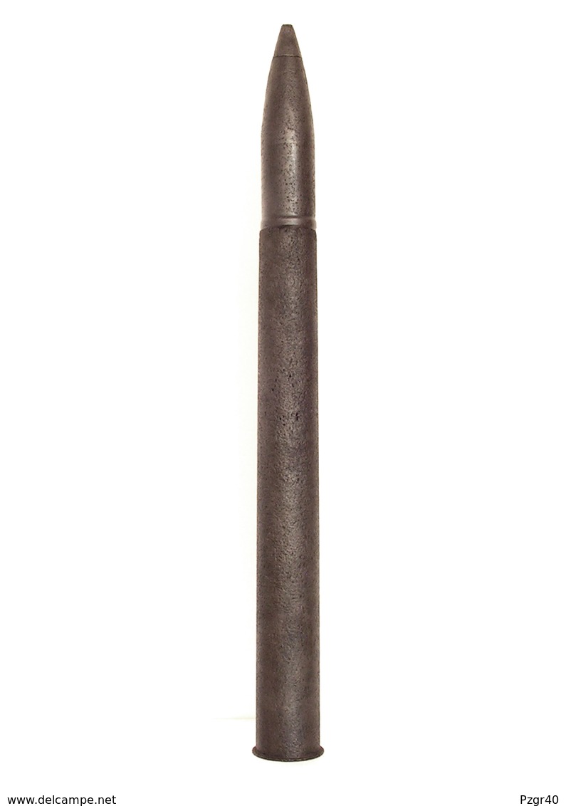 7,5 Cm Pak 40 Obus Explosif Allemand HE Round WW2 Spgr. Patr. 34 - Armes Neutralisées