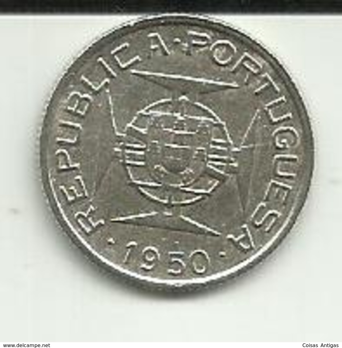 2.5 Escudos 1950 Moçambique Silver - Mozambique