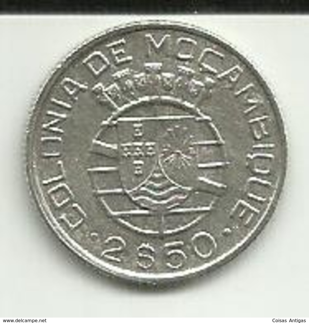 2.5 Escudos 1950 Moçambique Silver - Mozambique