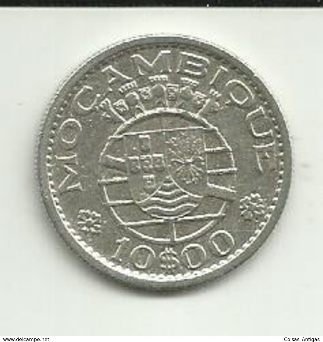 10 Escudos 1966 Moçambique Silver - Mozambique