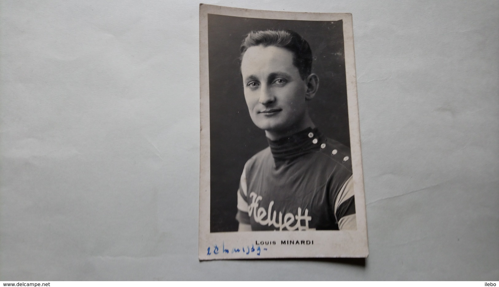 Louis Minardi équipe Helyett Champion De France 1939 Cyclisme Vélo 2 Scan - Cyclisme