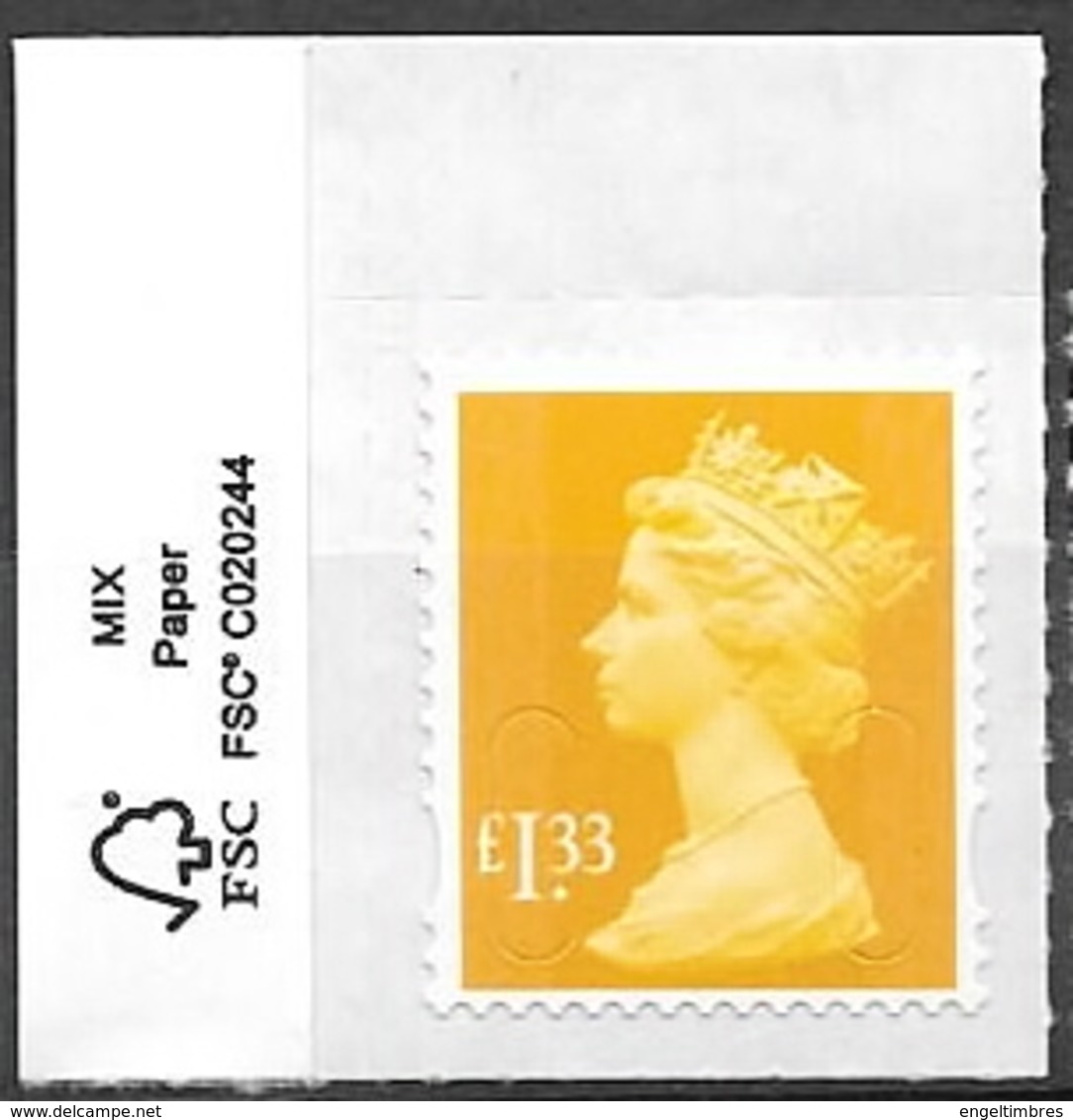 GB 2015 SA £1.33  FSC Marginal   M15L - See Notes - Machins