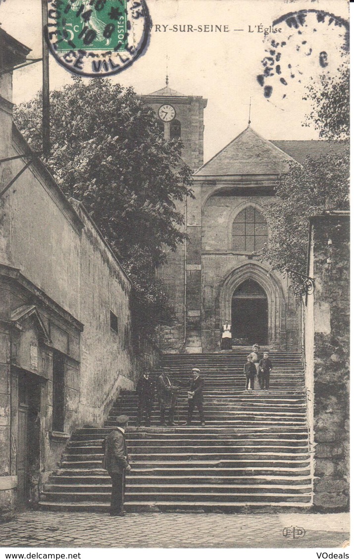 (94) Val De Marne - CPA - Ivry Sur Seine - Escalier Des 46 Marches - Ivry Sur Seine