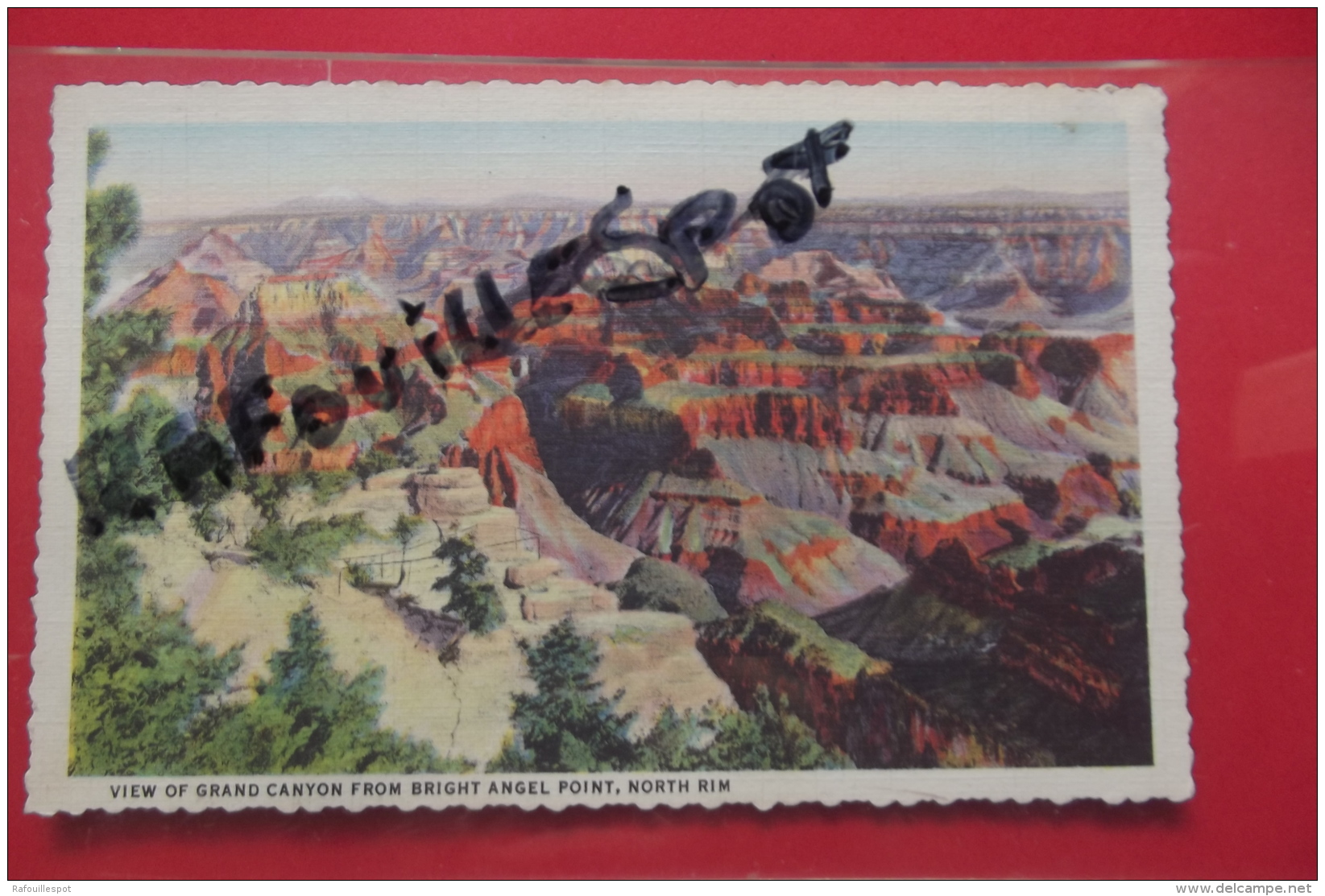 Cp  View Of Grand Canyon From Bright Angel Point North Rim - Gran Cañon