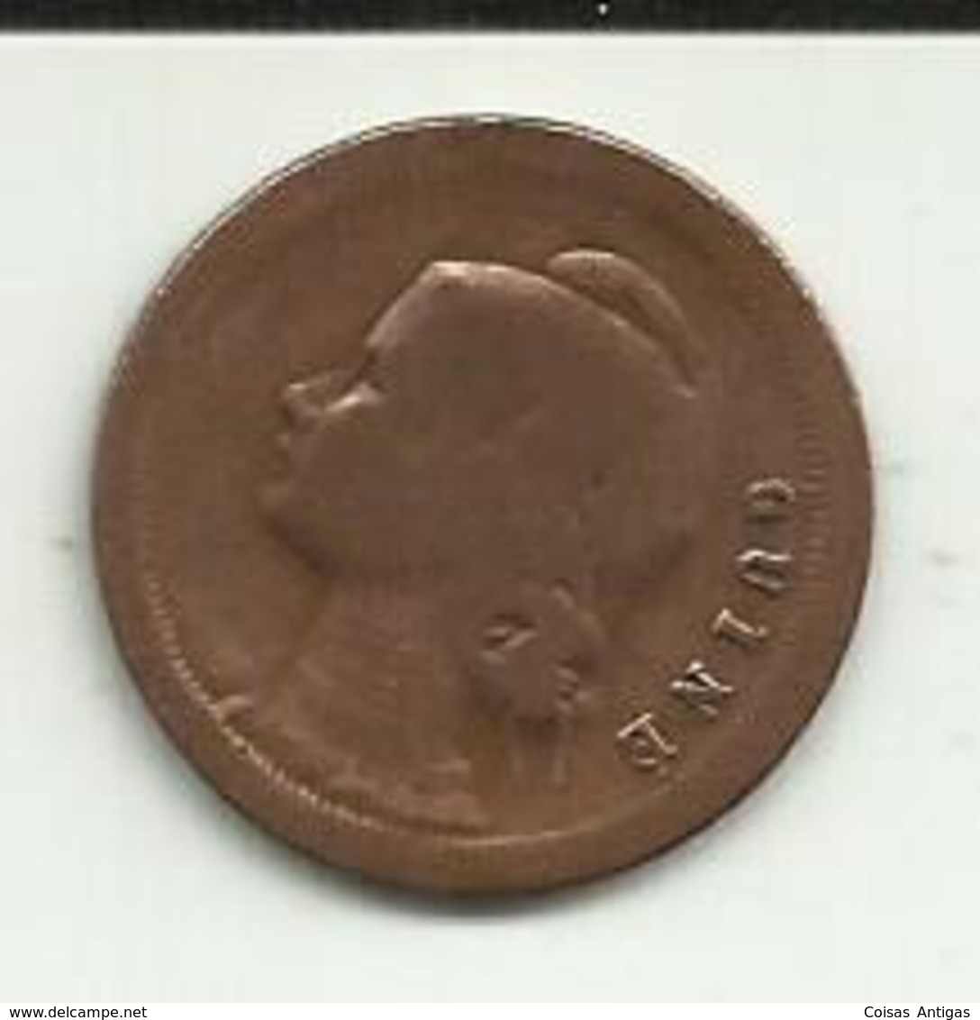 10 Centavos 1933 Guiné Bissau Rare - Guinea-Bissau