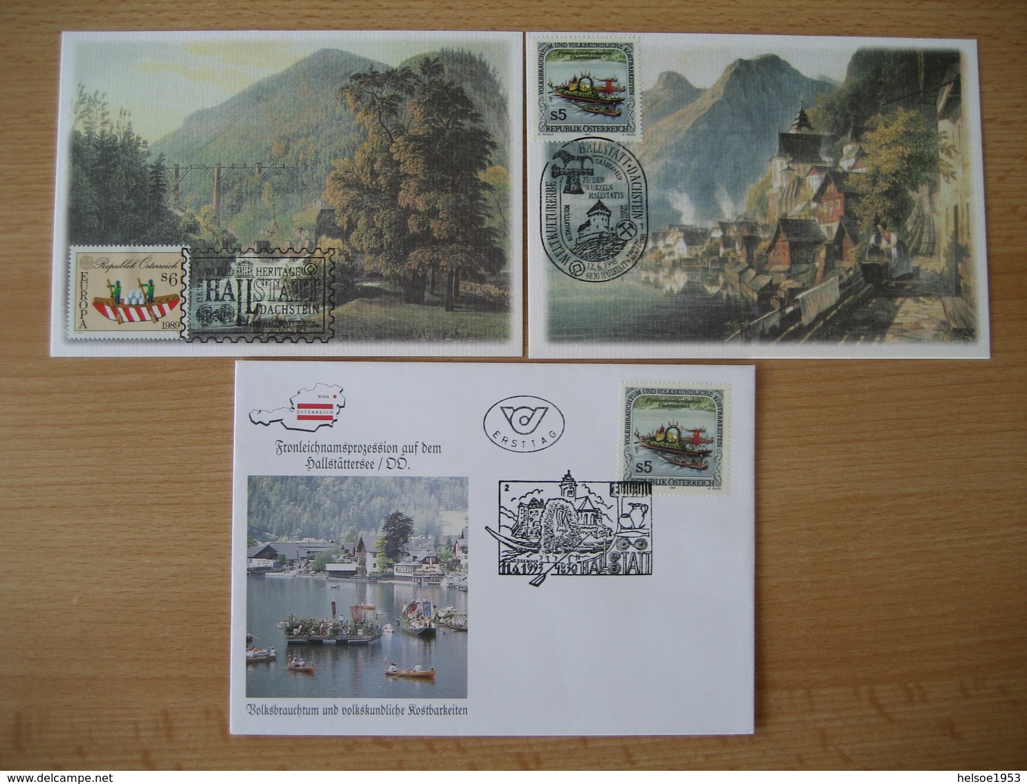 Österreich- Sammlung FDC Belege Hallstatt, Ideal Für Heimat- Und Stempelsammler - Colecciones