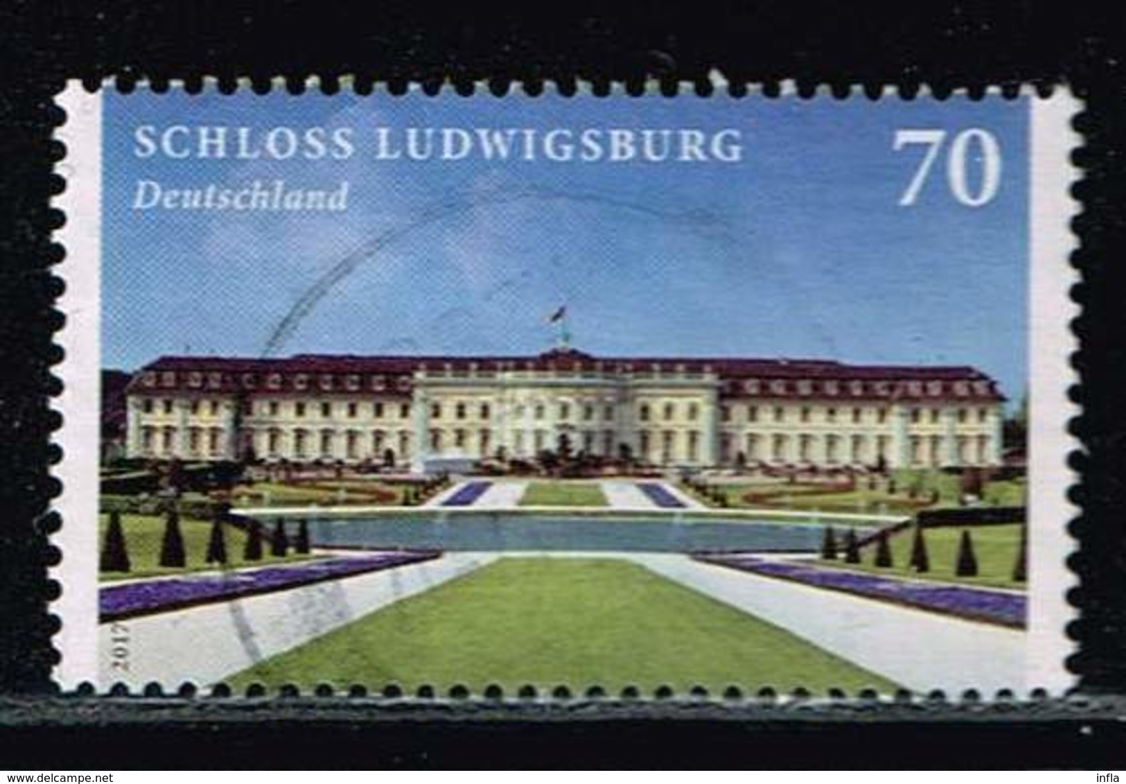 Bund 2017, Michel# 3285 O : Schloß Ludwigsburg - Gebraucht