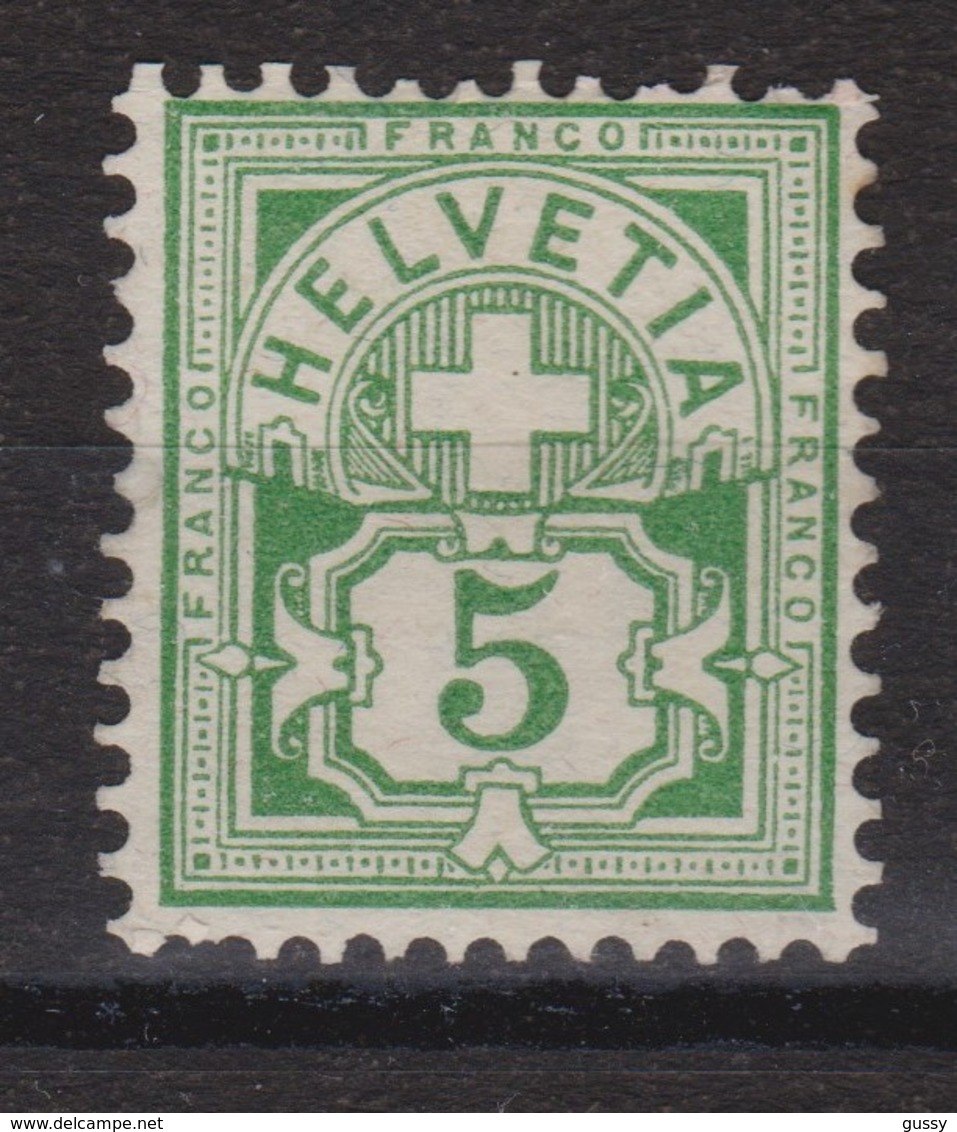 SUISSE 1906 : 'ARMOIRIES', 10c Vert, NEUF Sans Gomme - Neufs