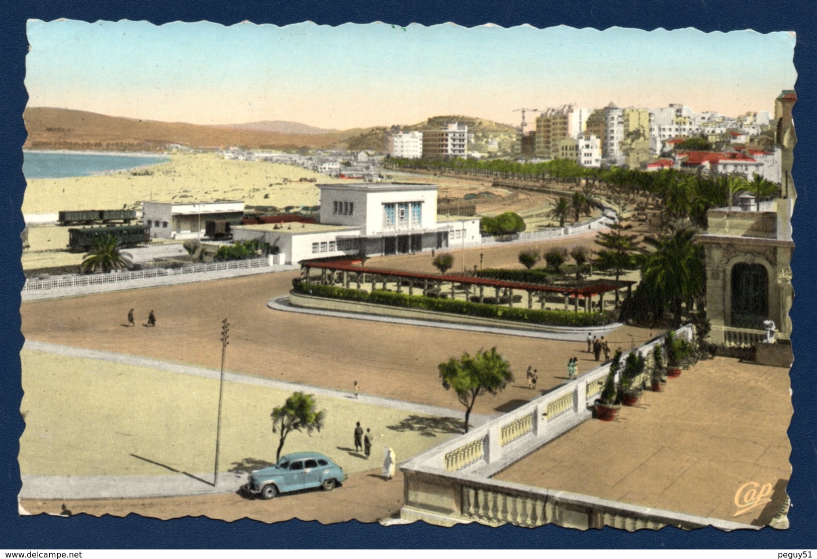 Maroc. Tanger. Vue Générale Sur La Gare Et Sur La Plage. - Tanger