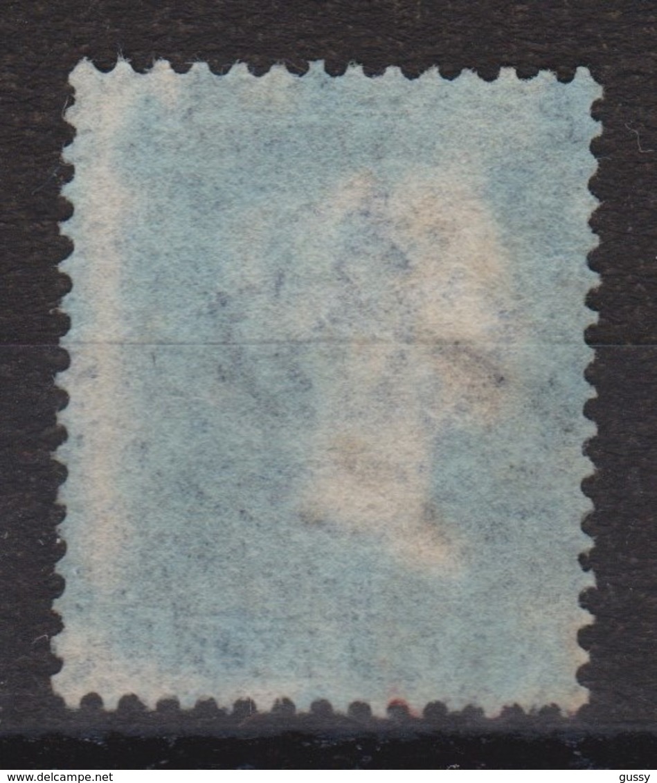 GRANDE BRETAGNE 1858-1864: Le 2p Bleu (Y&T 27, Planche 9), Piquage à Cheval (PAC), TTB - Used Stamps