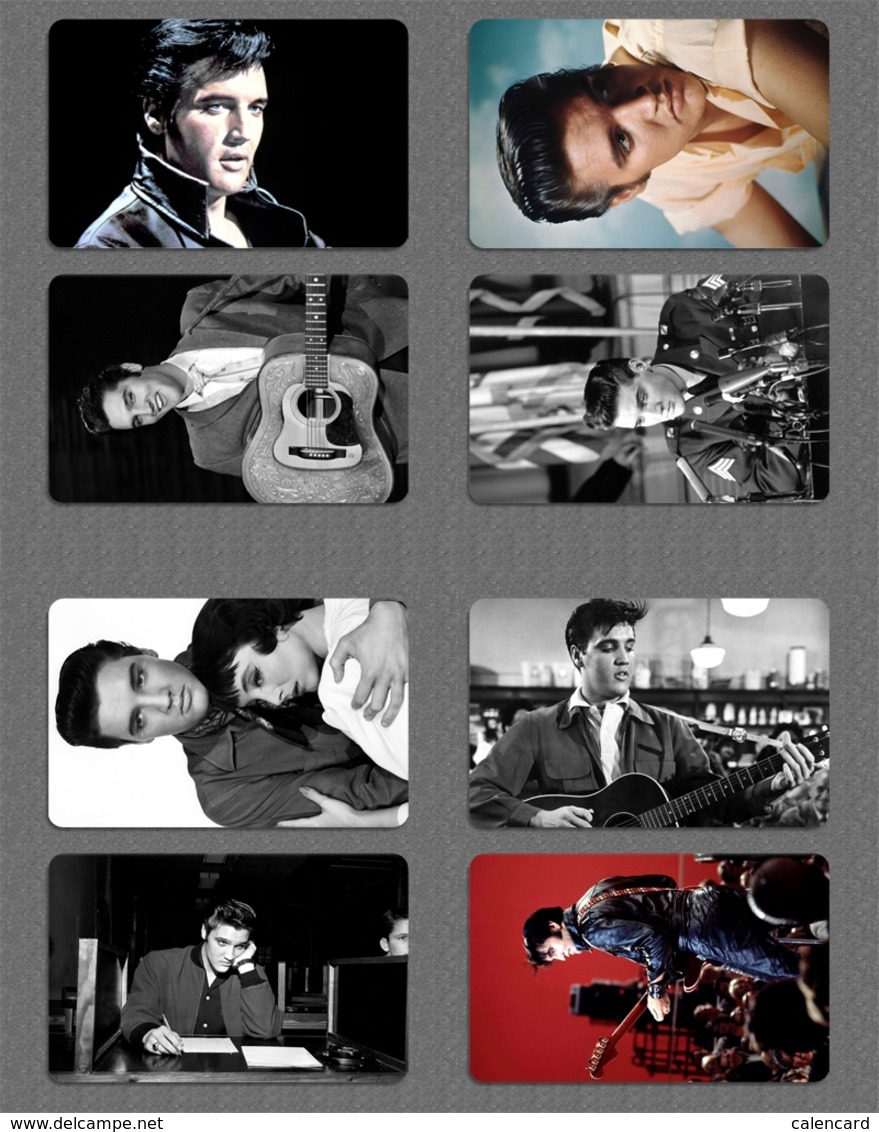 48 DIFF Wholesale Elvis Presley Calendar MUSIC Singer Cards Group A - Small : 2001-...