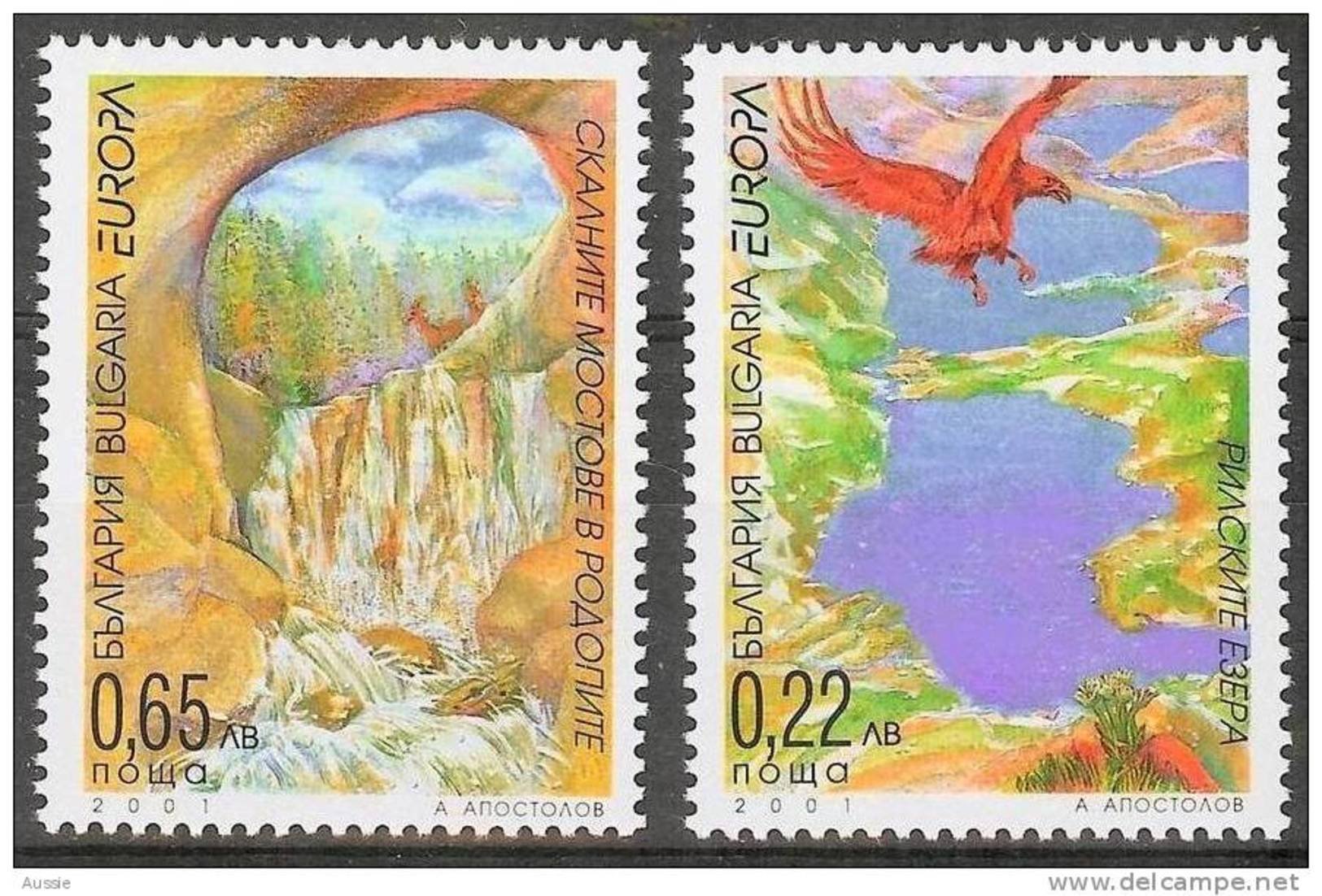 CEPT 2001 Bulgarie Bulgarije Yvertn° 3898-99 *** MNH - 2001