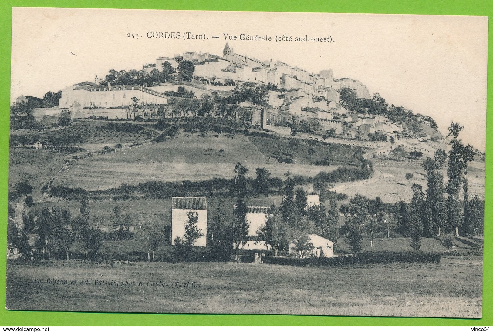 CORDES - Vue Générale Côté Sud-ouest - Cordes