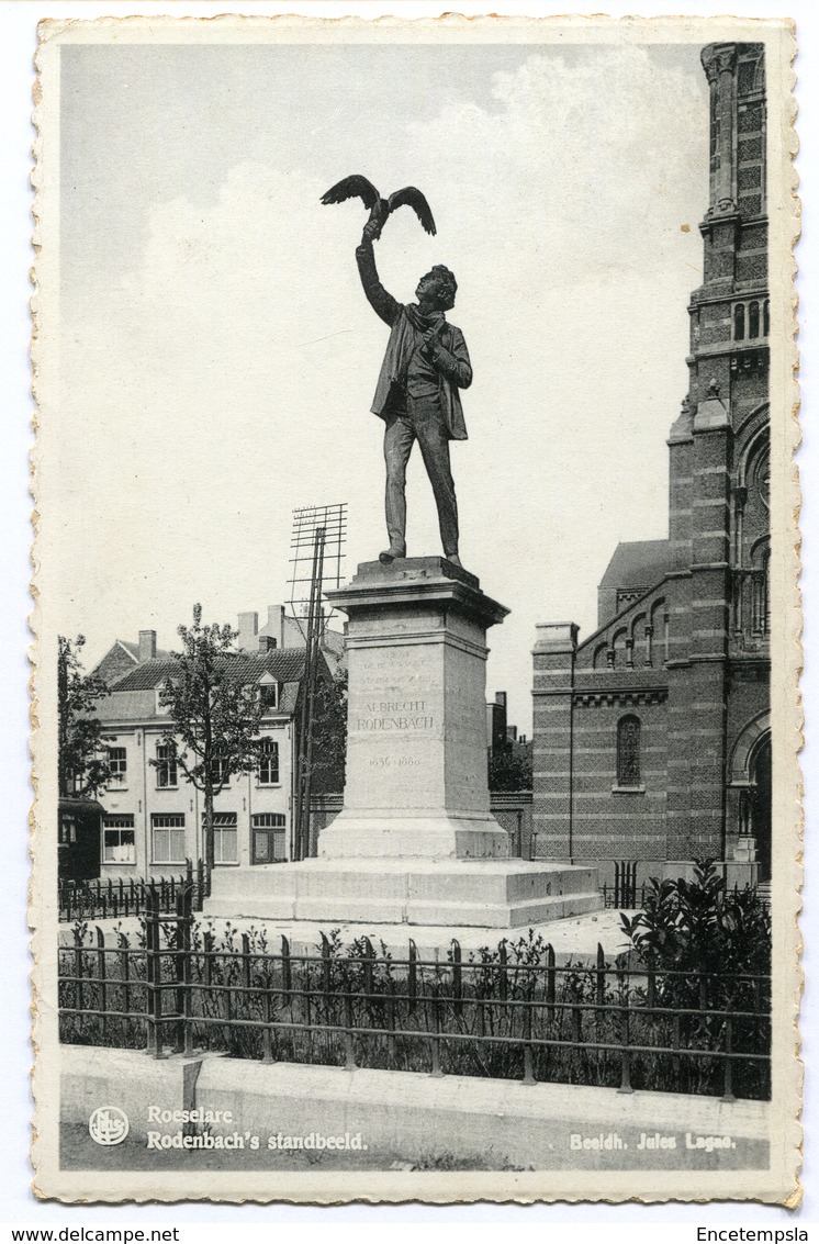 CPA - Carte Postale - Belgique - Rosselare - Rodenbach's Standbeeld (CP3702) - Roeselare