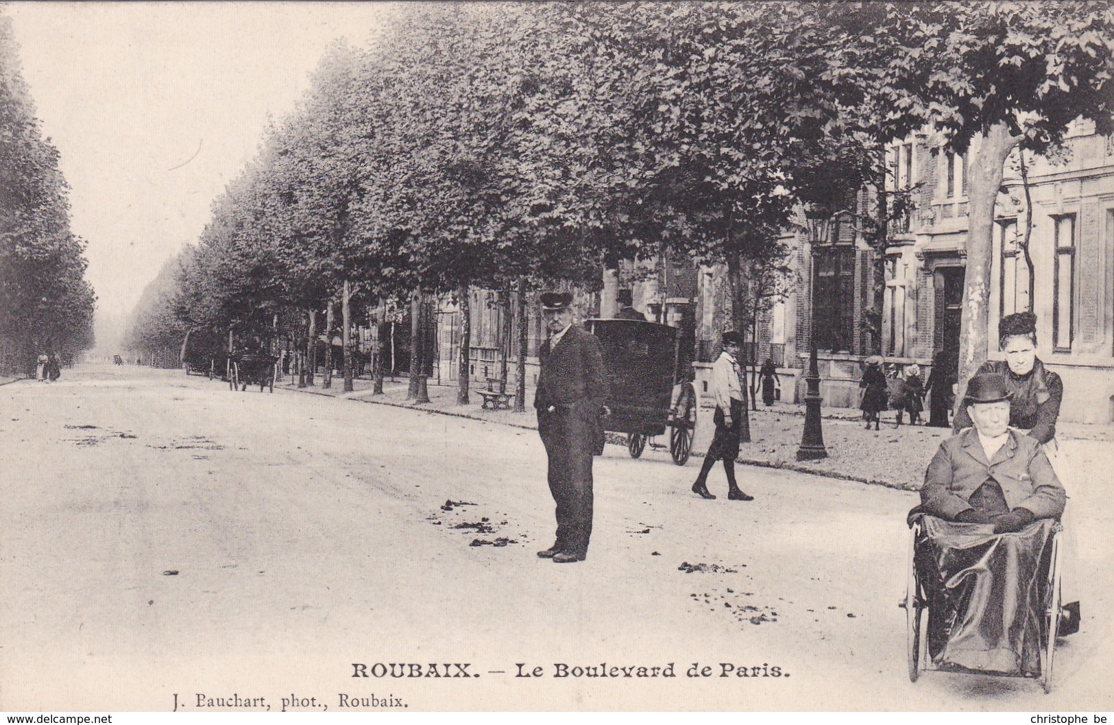 CPA Roubaix, Le Boulevard De Paris (pk47362) - Roubaix