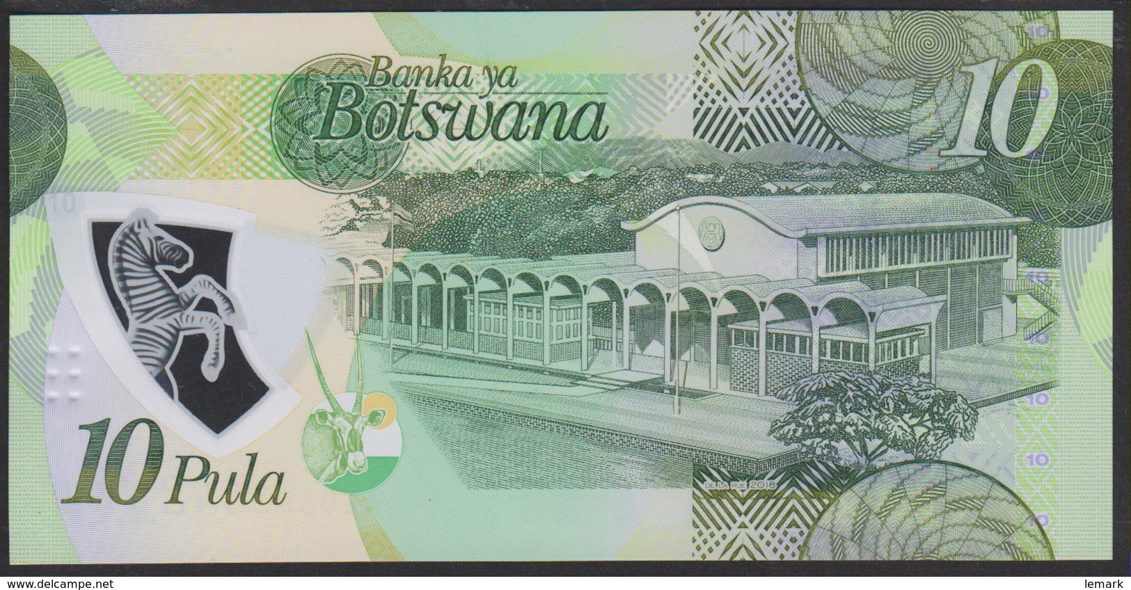 Botswana 10 Pula 2018 Pnew UNC - Botswana