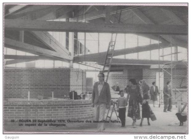 CPM - ROUEN - OUVERTURE Des NOUVELLES HALLES ... - Edition C.Hamelin - Markthallen