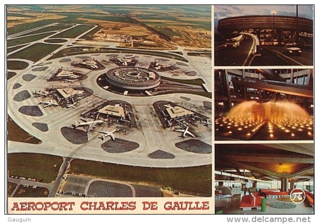 CPM - ROISSY - AEROPORT CHARLES DE GAULLE - Edition PI - Aerodrome