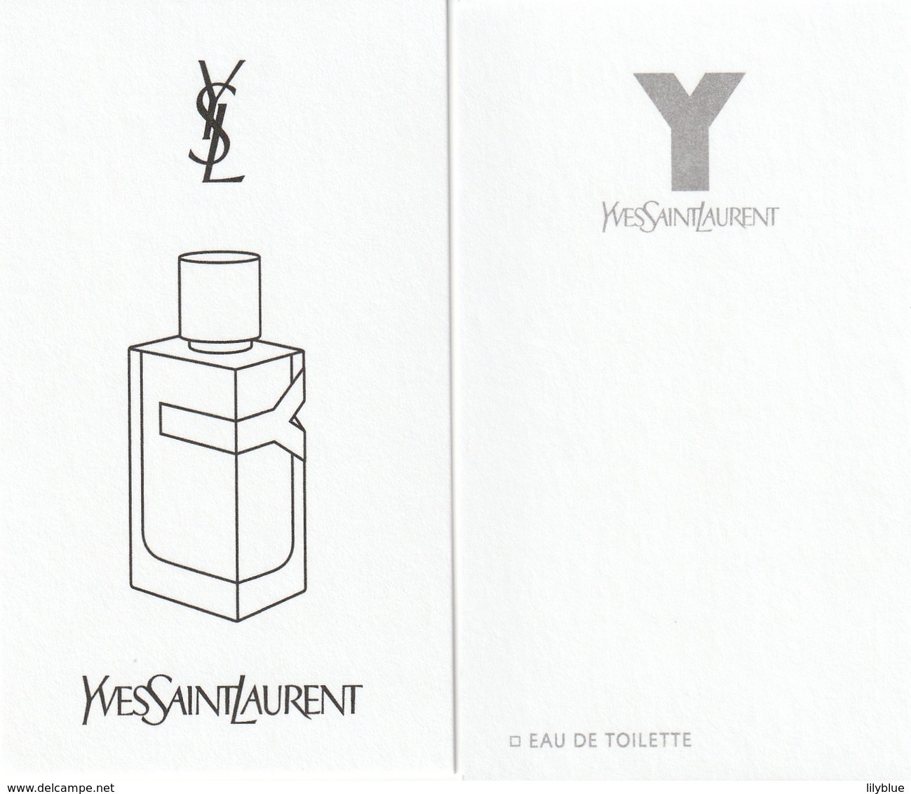 Yves Saint Laurent      Dernier Parfum D'YSL **Y** R/V - Profumeria Moderna (a Partire Dal 1961)