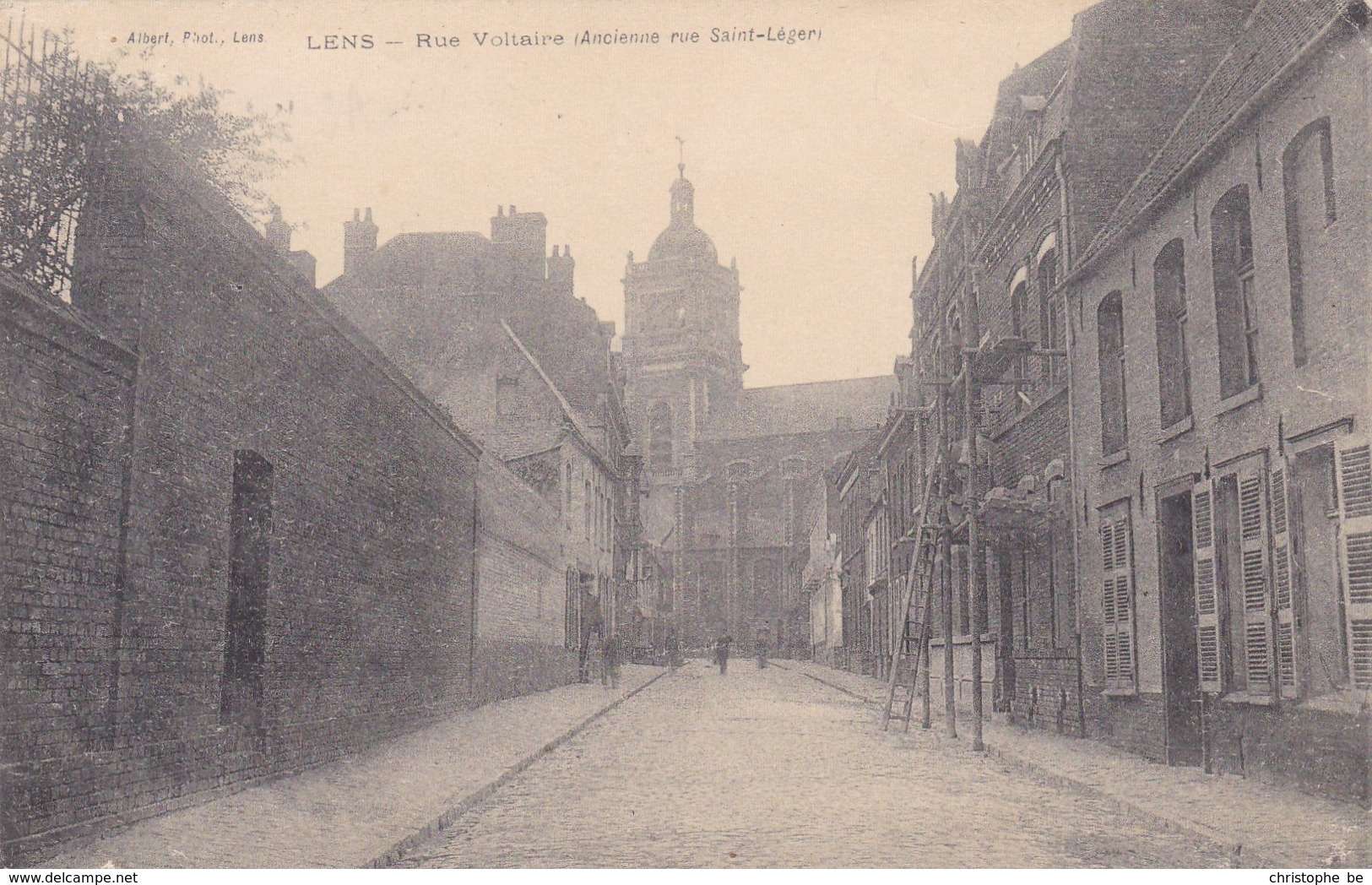 CPA, Lens, Rue Voltaire Ancienne Rue Saint Leger (pk47427) - Lens