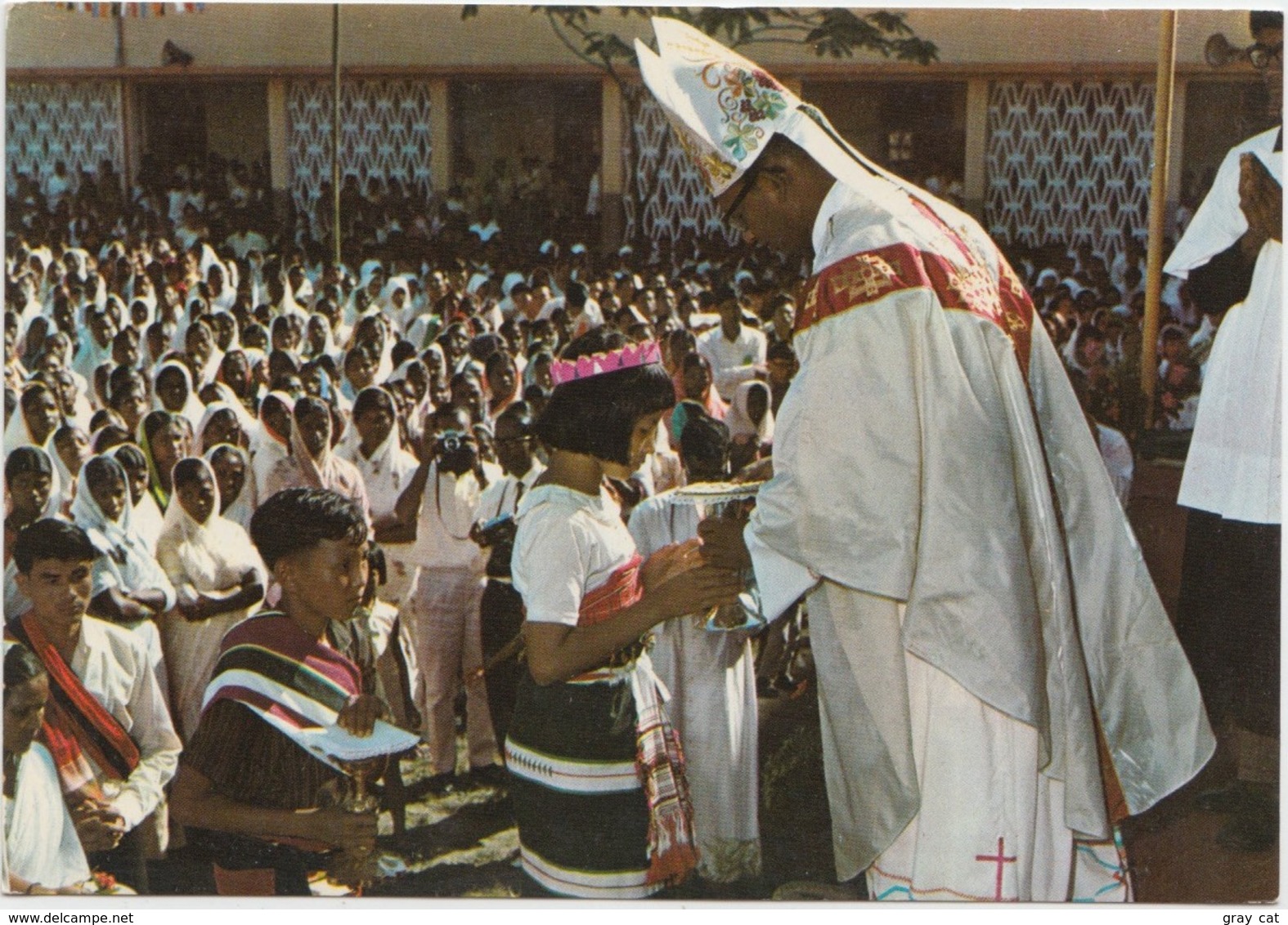 Bishop's Ordination, People's Offering, Diocese Of Dibrugarh, Bishop's House, Assam-India, Unused Postcard [21291] - India