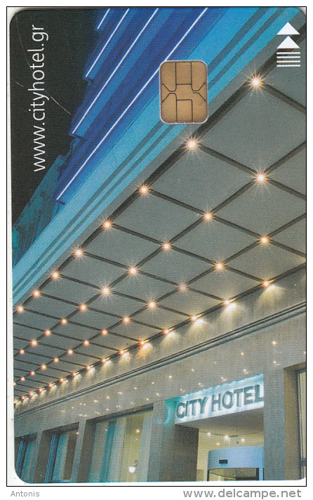 GREECE(chip) - City, Hotel Keycard, Used - Hotel Keycards