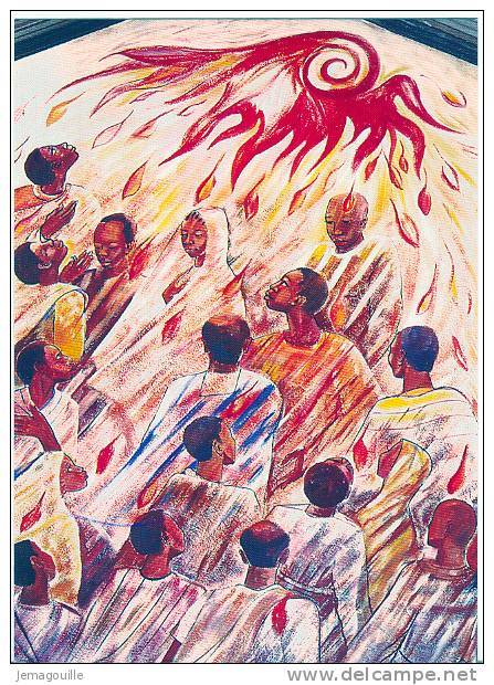 BANGASSOU - R.C.A. - La Pentecôte - Peinture De M. ANTIKA - X1 - Central African Republic