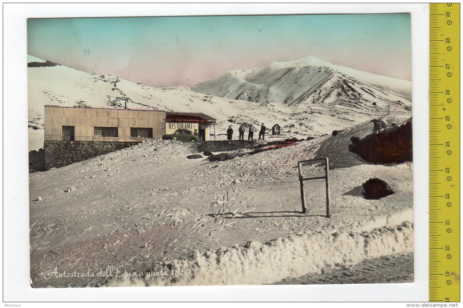 1957 AUTOSTRADA DELL'ETNA A 1850MT FG V  SEE 2 SCANS Ristorante Animata - Catania