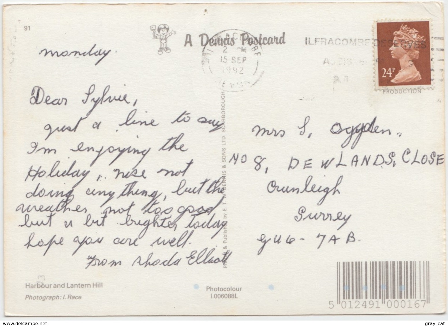 United Kingdom, ILFRACOMBE, Used Postcard [21314] - Ilfracombe