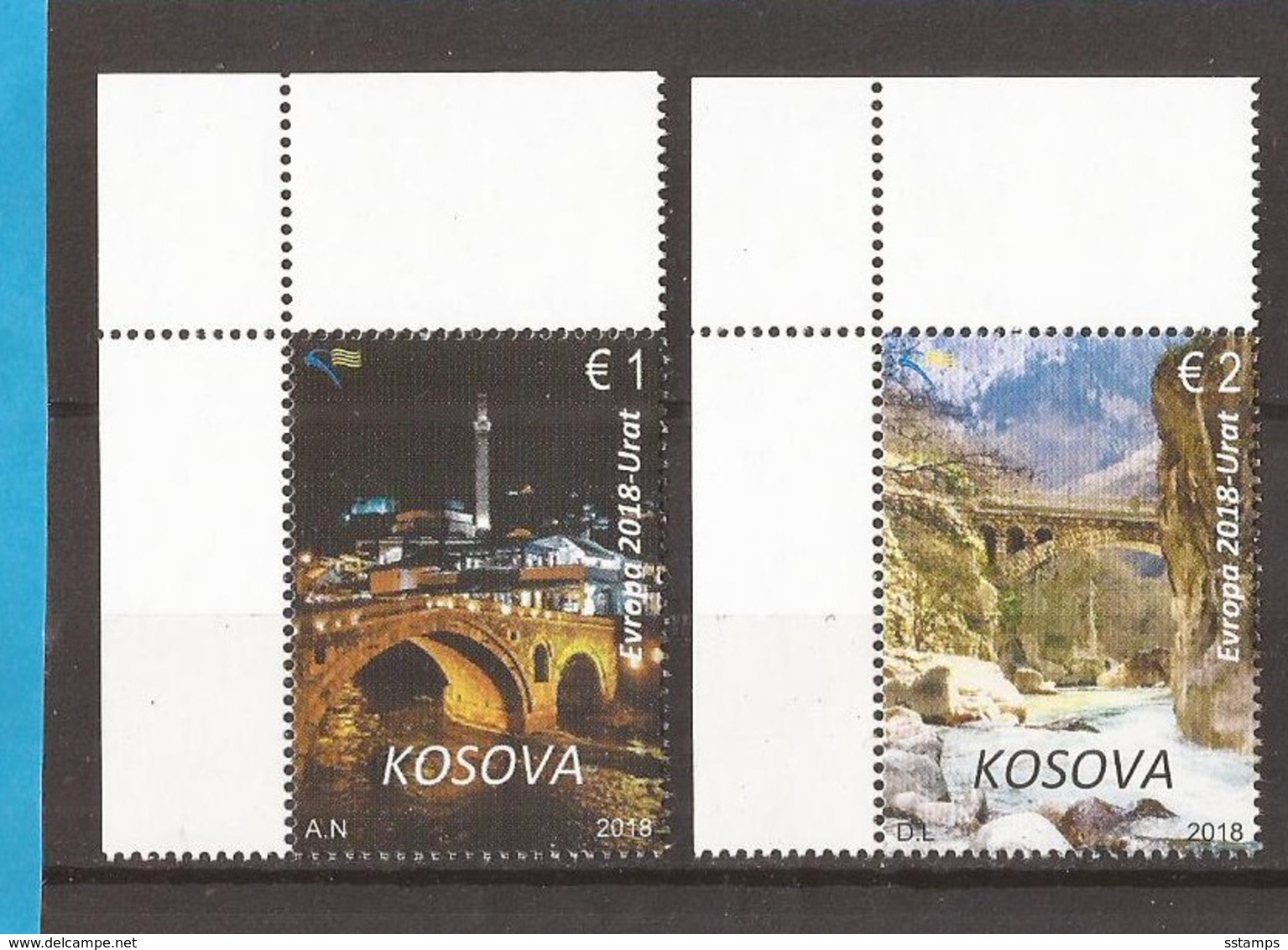 2018  EUROPA CEPT  PONTI BRUECKEN KOSOVO MNH - Kosovo