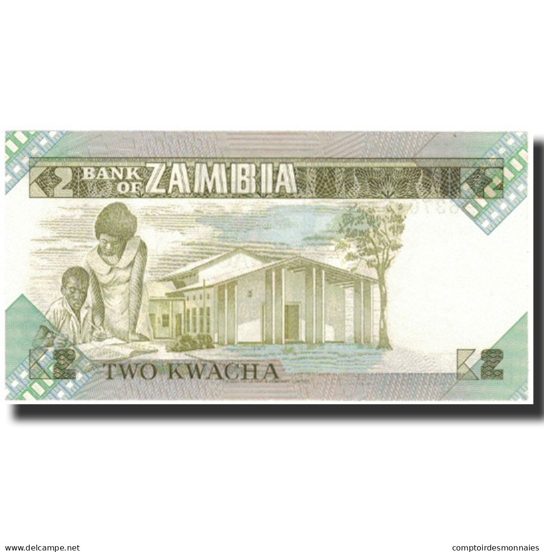Billet, Zambie, 2 Kwacha, 1980, KM:24c, NEUF - Zambie