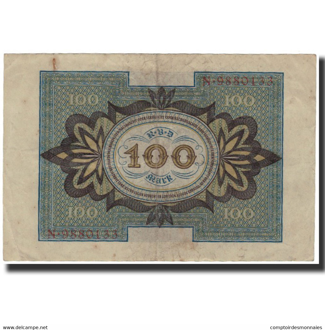 Billet, Allemagne, 100 Mark, 1920-11-01, KM:69a, TB - 100 Mark