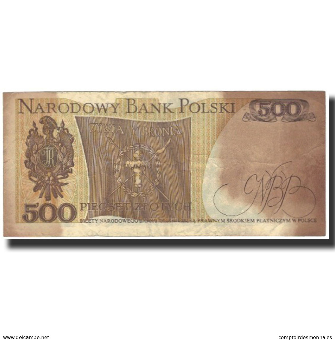 Billet, Pologne, 500 Zlotych, 1982-06-01, KM:145d, TB+ - Pologne