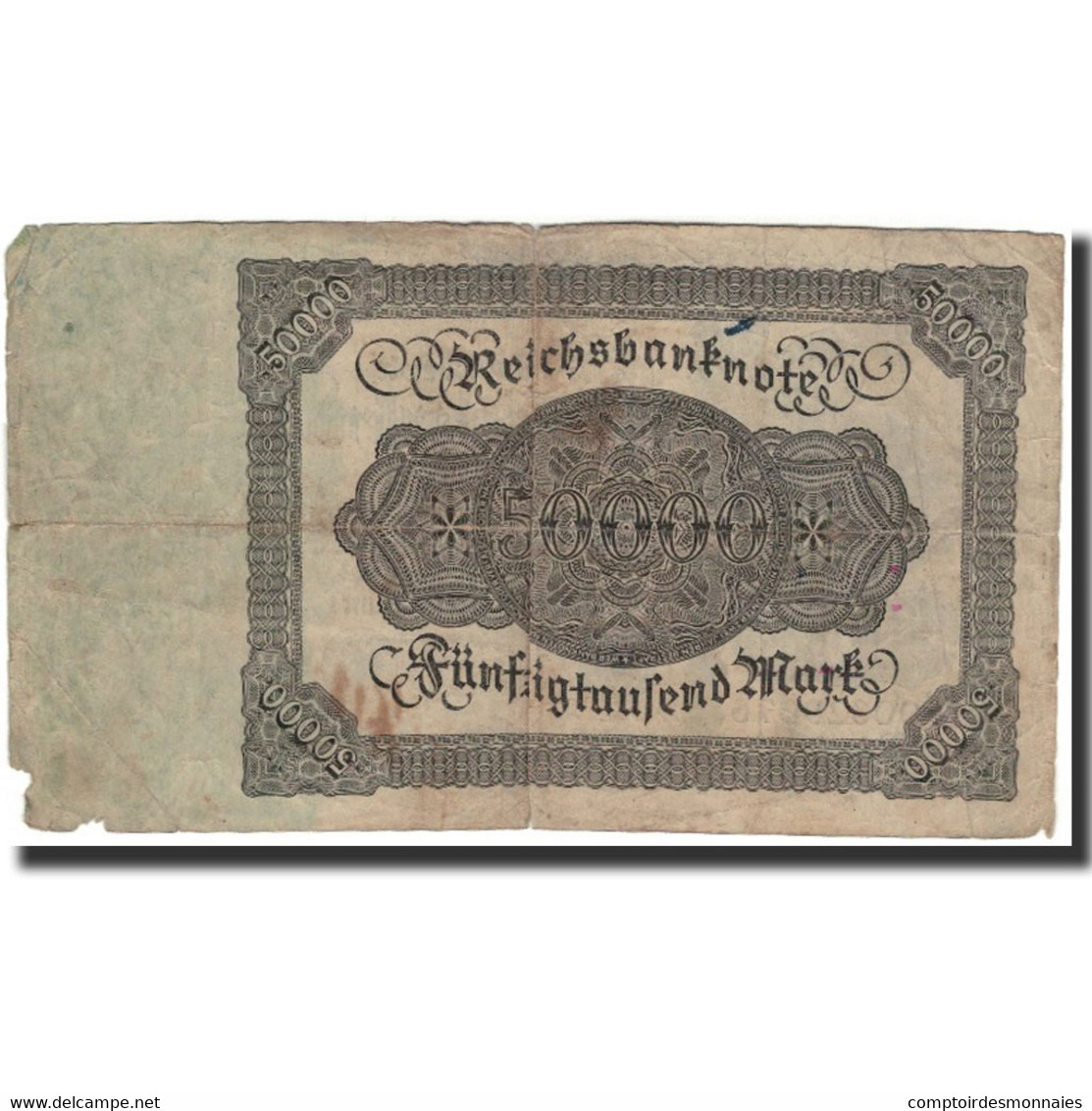 Billet, Allemagne, 50,000 Mark, 1922-11-19, KM:80, B+ - 50000 Mark