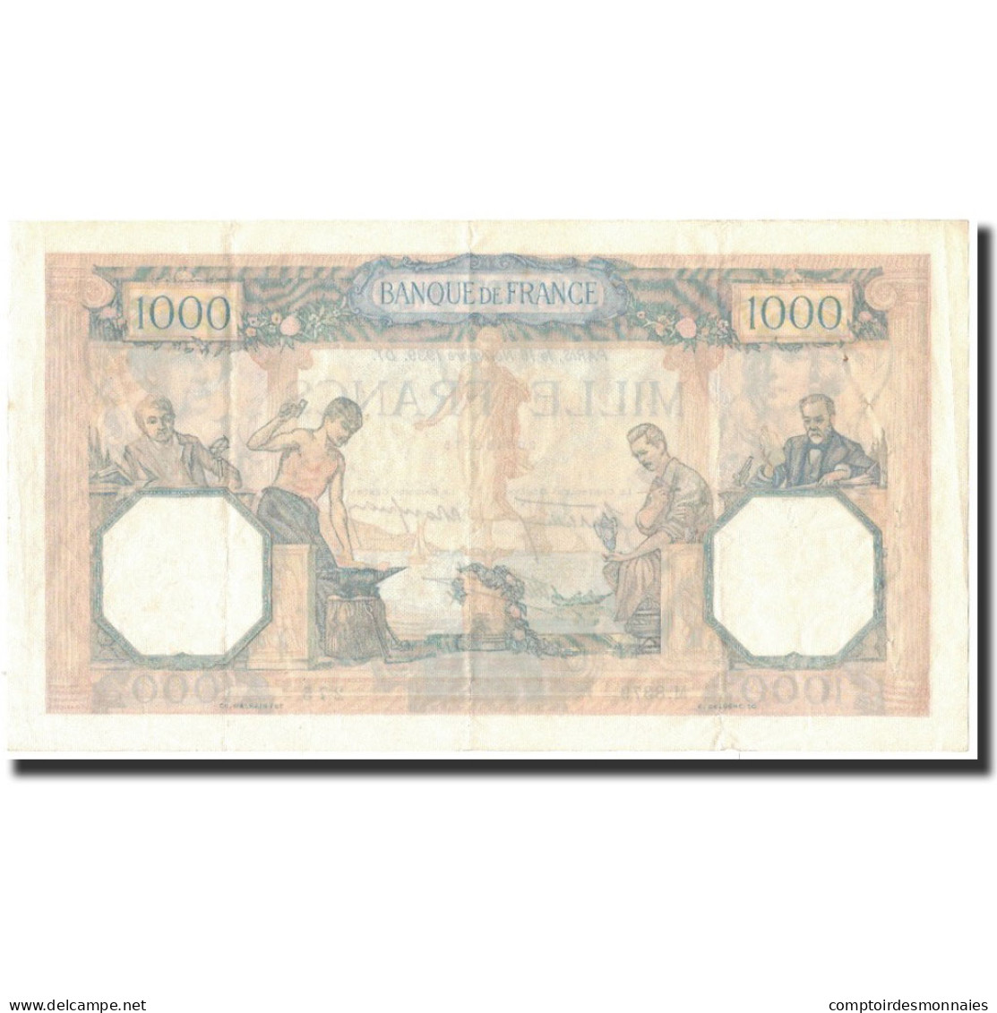 France, 500 Francs, 1 000 F 1927-1940 ''Cérès Et Mercure'', 1939-11-16, SUP - 1 000 F 1927-1940 ''Cérès Et Mercure''