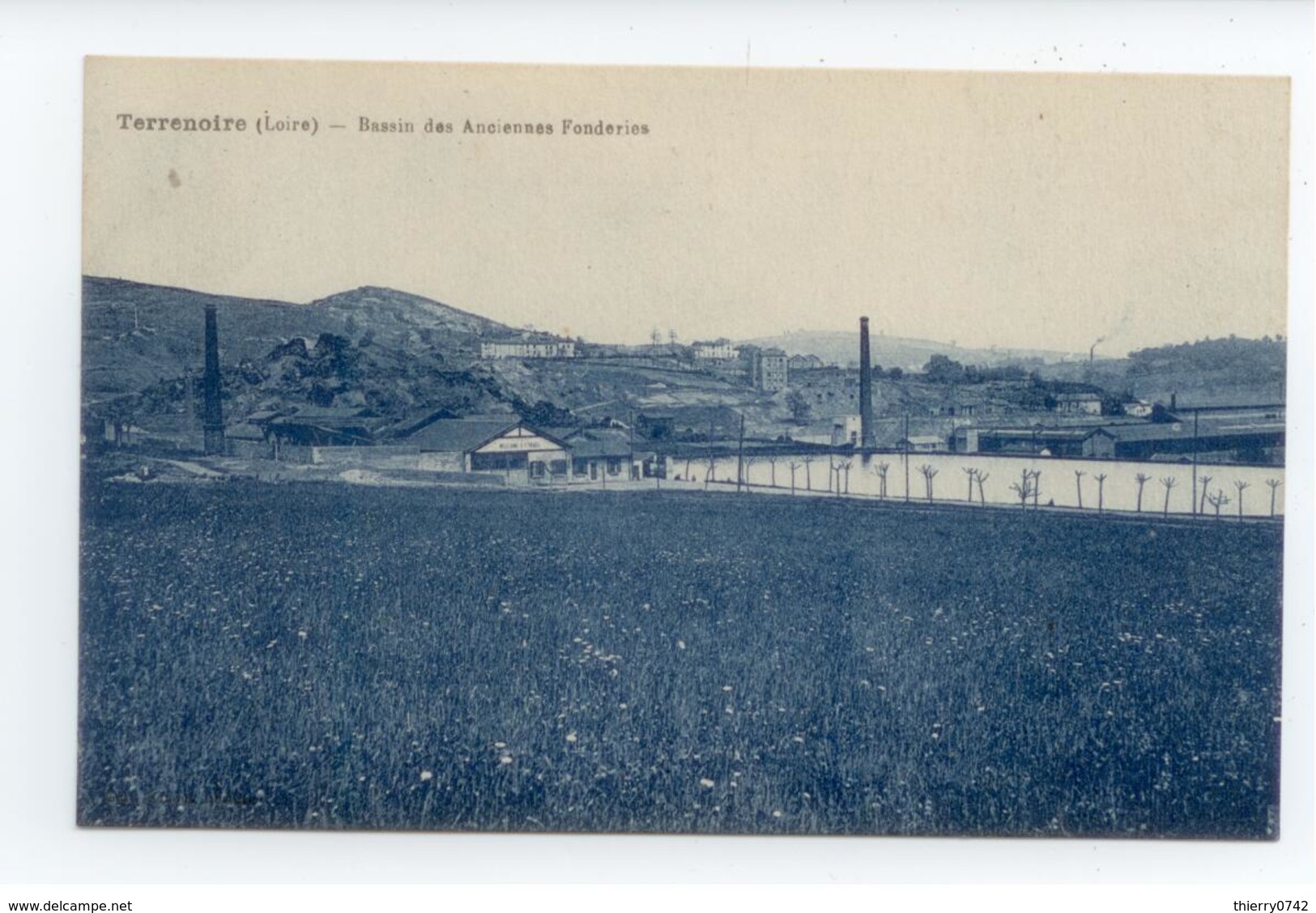 CPA LOIRE TERRENOIRE LE BASSIN DES ANCIENNES FONDERIES TBE - Autres & Non Classés